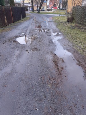 Zpevnění komunikace v Jáchymovské ulici