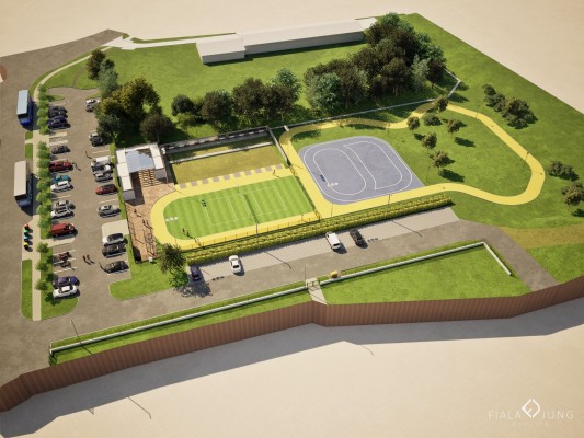 Biatlonové centrum i workout pro veřejnost. Ostrov změní zchátralé místo v moderní sportovní oázu